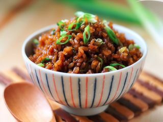 Arroz Frito Con Soja Vegano