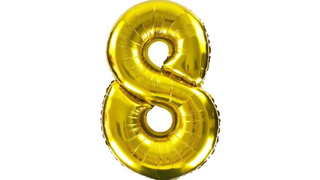 Цифра "8" Фольгированный шар