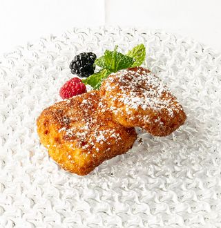 Leche Frita Flambeada