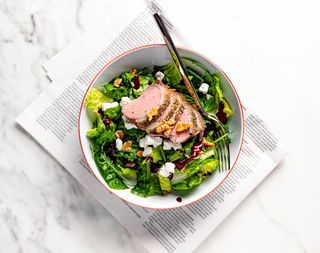 Sałatka z piersią z kaczki