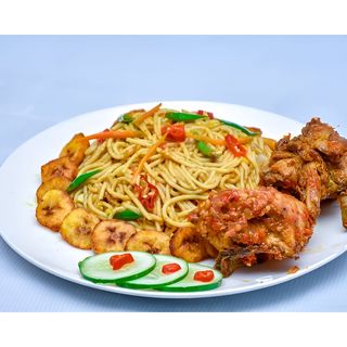 Jollof Spag Combo