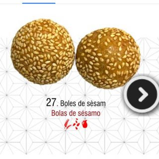 27.bolas de sésamos 