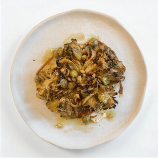 Seta Maitake a la mantequilla negra