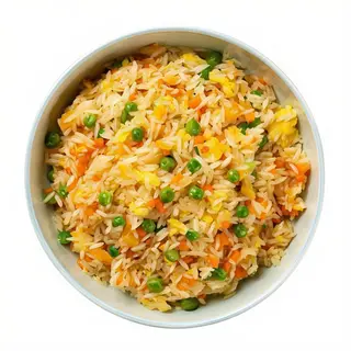 Arroz Frito Con Verdura Y Salsa De Soja
