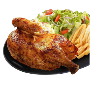 1/2 نصف دجاجة بلاوزمها