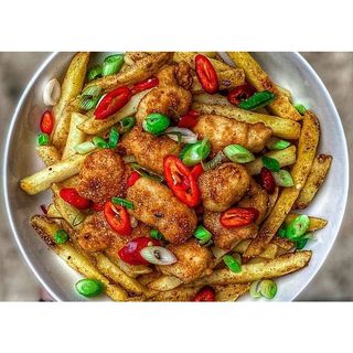 Chilly Chicken and Chips