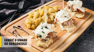 Svinjski lungić u umaku od gorgonzole