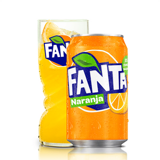 Fanta Naranja lata 330ml.