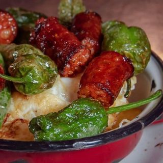 Huevos Estrellados Con Chistorra