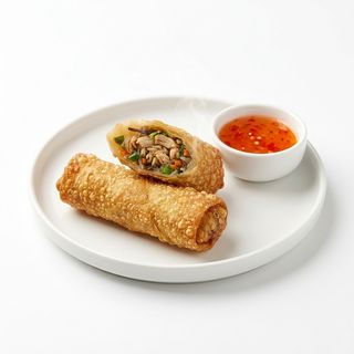 Crispy Chicken Spring Rolls