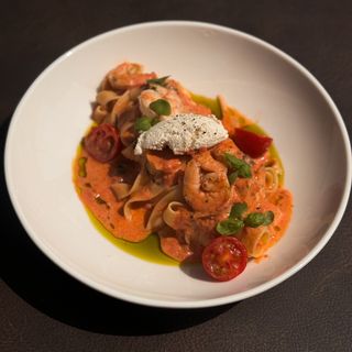 Паста з креветкою 