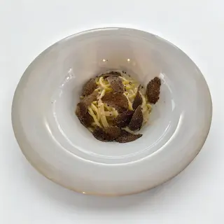 Spaghetto cacio e pepe con tartufo