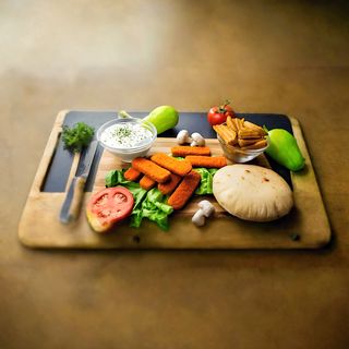 Riblji štapići sa wedges krompirom grand obrok