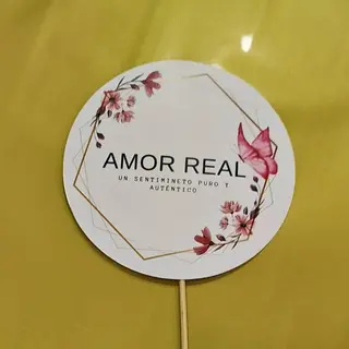 Cartel "Amor real"
