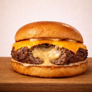 Hamburguesa rellena 250 g.