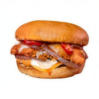 Single Crispy Chicken Burger