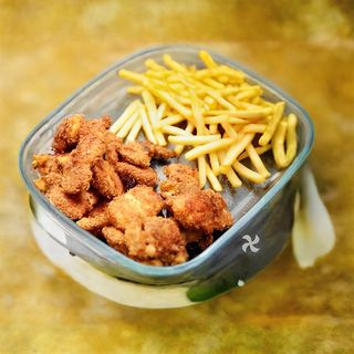 Nuggets di pollo con patate