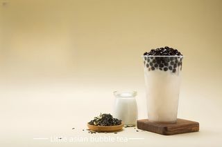 Green bubble tea  茉香奶绿