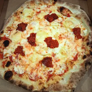 Pizza:extra buena 