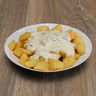 Tapa De Patatas Carbonara (1/2 Ración)