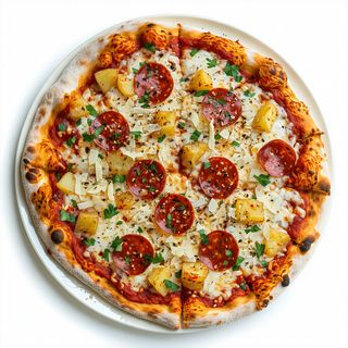 Pizza Salami cu cartofi Ø32cm