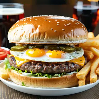 Bull Eye burger