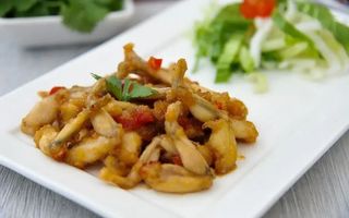 Cuisses de Grenouille aux Poivrons