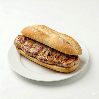 Bocadillo Lomo Con Pan De Viena