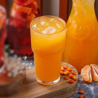 Маандарин-апельсин салқын шәйі/Ice tea Мандарин и Апельсин