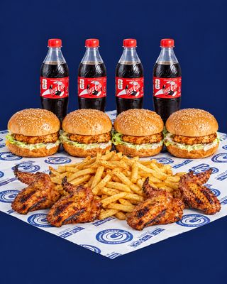 Burger & Wings Box Meal