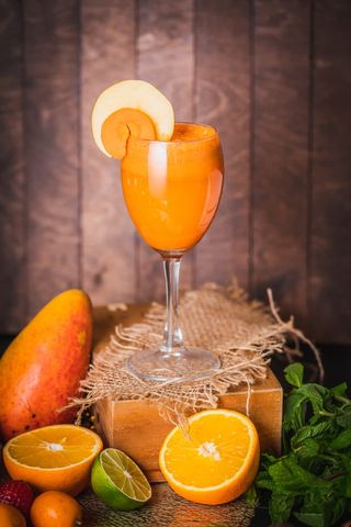 Морковный фреш со сливками (0,400 мл)