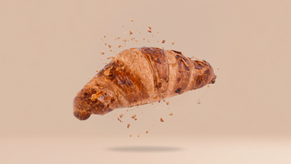 Croissant z marcepanem