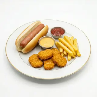 Combo Infantil De Perro Caliente