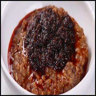 Beans (Ewa Agoyin) with Yam or Plantain