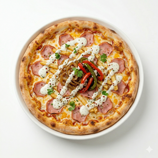 Pizza De Jamón Y Queso