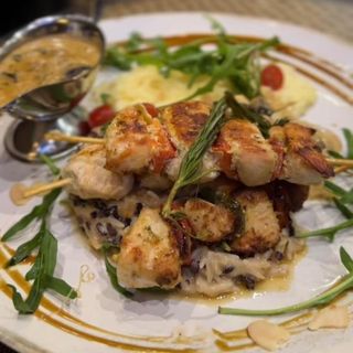 Plat Brochettes De Poulet