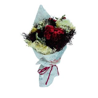 RAMO FLOR SECA EN TONOS ROJOS