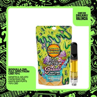 Boquilla Vaper Gelato CBD 70% 2Ml