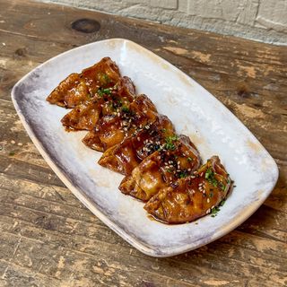 Gyozas de langostinos y verduras