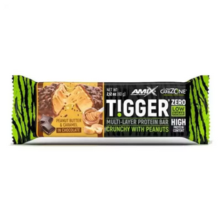 Amix Barrita Tigger Zero Cacahuete-Caramelo 60G