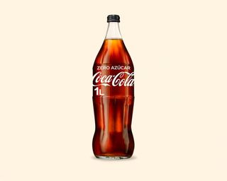 Coca-Cola Zero botella vidrio 1L