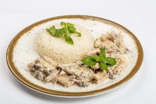 Émincé De Poulet Crème Et Champignons