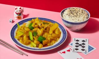 Crea tu Bol Pollo al Curry 制作咖喱鸡碗