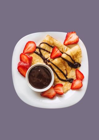 Crêpe Chocolat fruits de saison