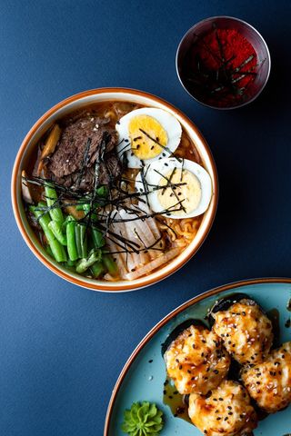 Рамен с телятиной