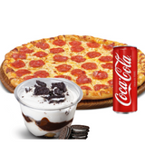 Menu Solo : 1 pizza Junior + Tiramisu + Boisson 