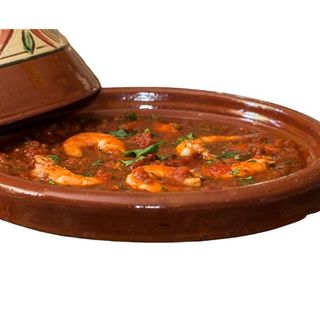 Tajine De Crevettes AU Sauce Tomate