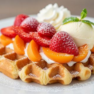 Gaufre Fraise Ou Abricot