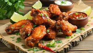 Aripioare de pui crocante (picante)