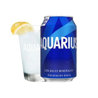 Aquarius Limón lata 330ml.